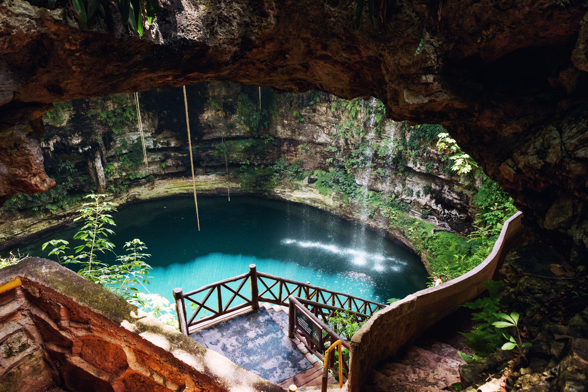 Cenote in Yucatan